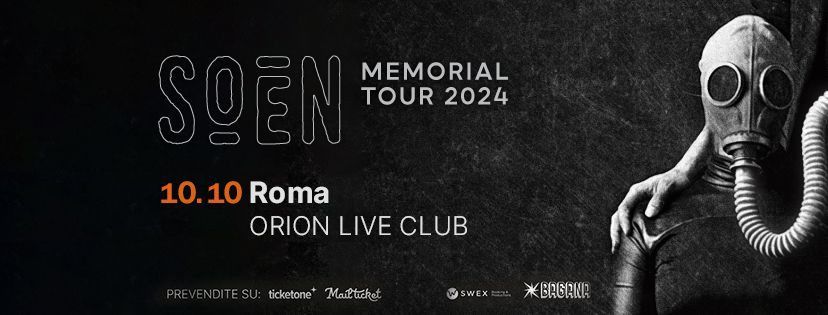 SOEN live in Ciampino (Rome), Orion Live Club