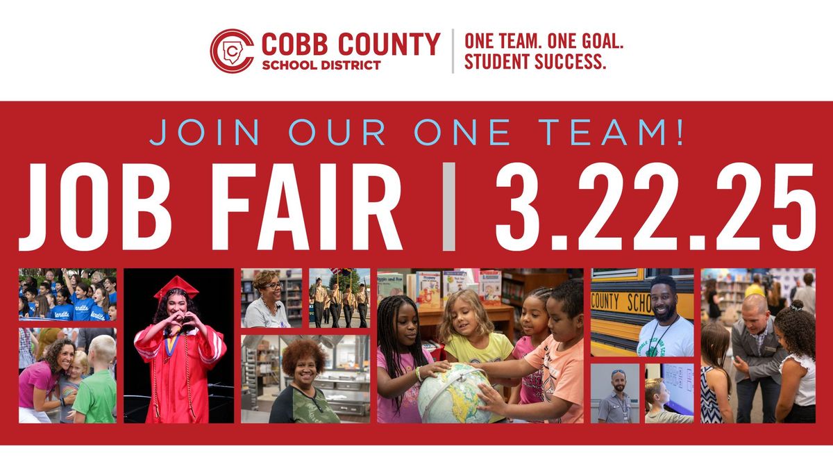 Join Our Team: Cobb County School District Job Fair