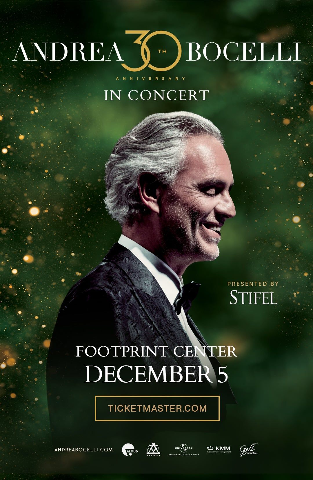 Andrea Bocelli at Footprint Center