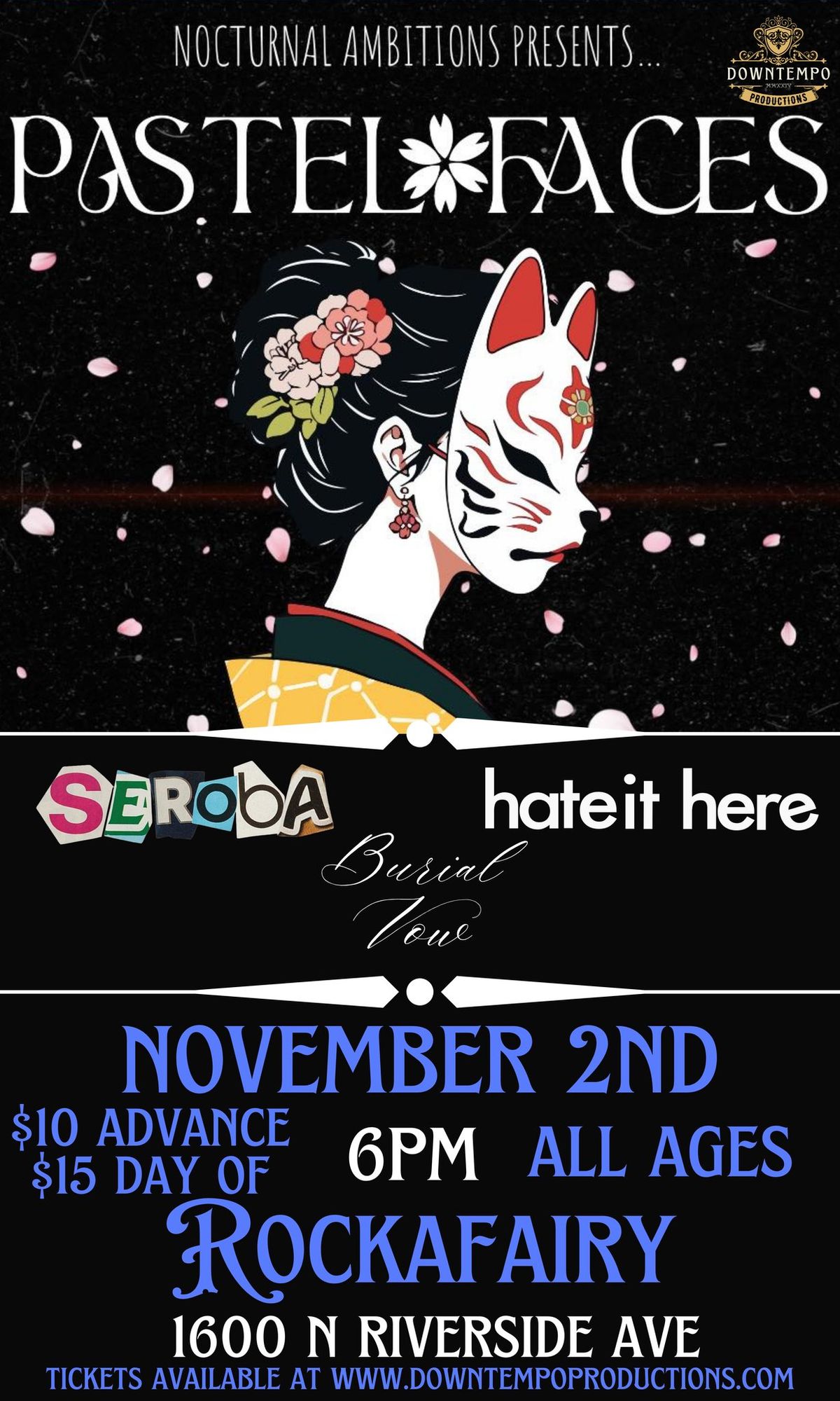 Pastel Faces, Seroba, Hate it Here, Burial Vow