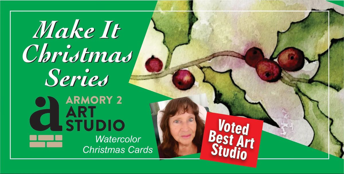 Watercolor Christmas Cards - Make It Christmas