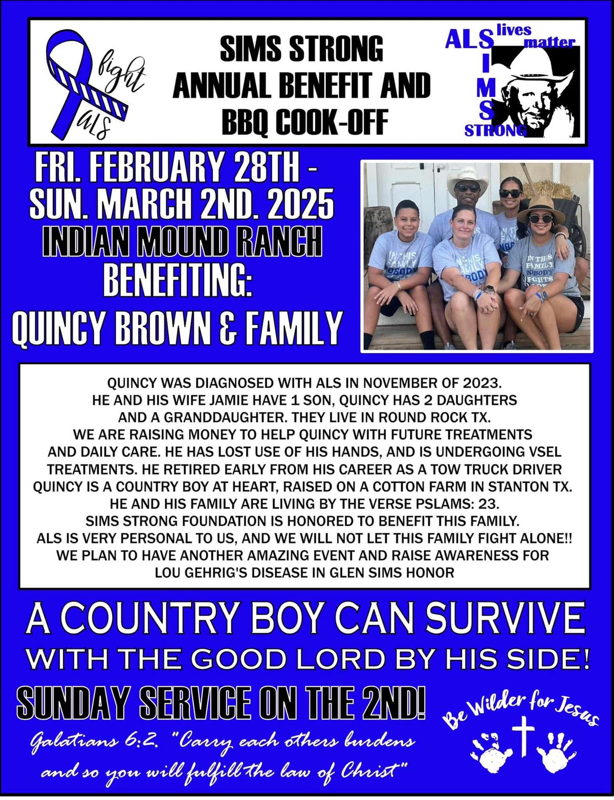 Annual BBQ Cook-Off\/ Benefit Representing Quincy Brown ALS