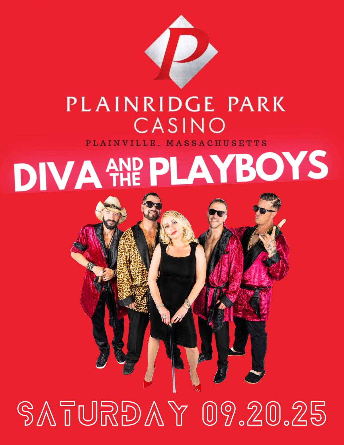 Diva and the Playboys @ Plainridge Park Casino 9.20.25!