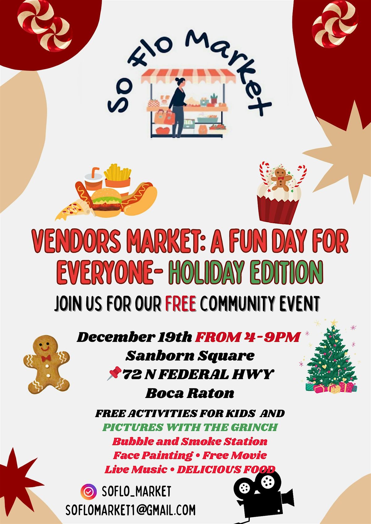 \u2728SoFlo Market \u2013 Holiday Edition\u2728  \ufe0f FREE Admission!