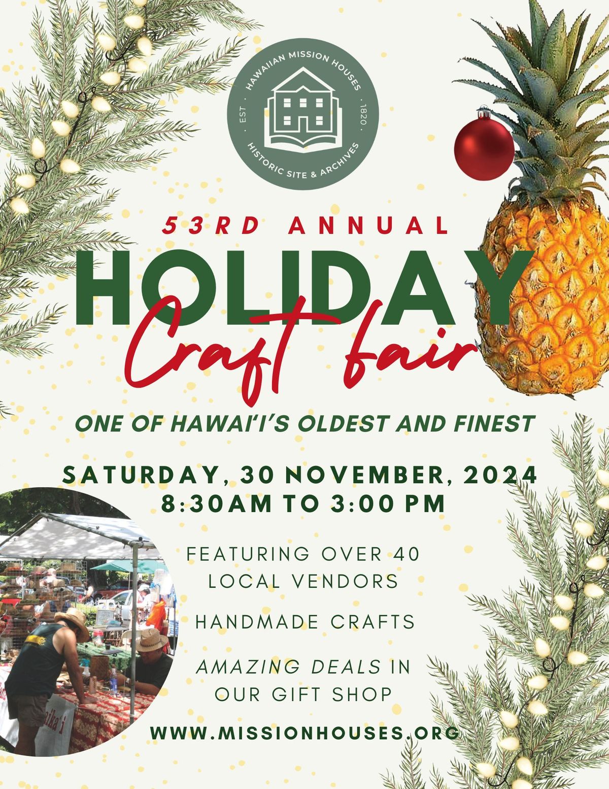 53rd Annual Holiday Craft Fair