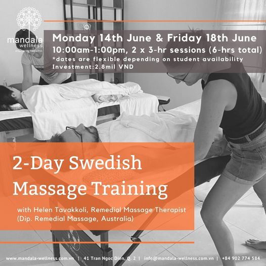 Swedish Massage Training with Helen