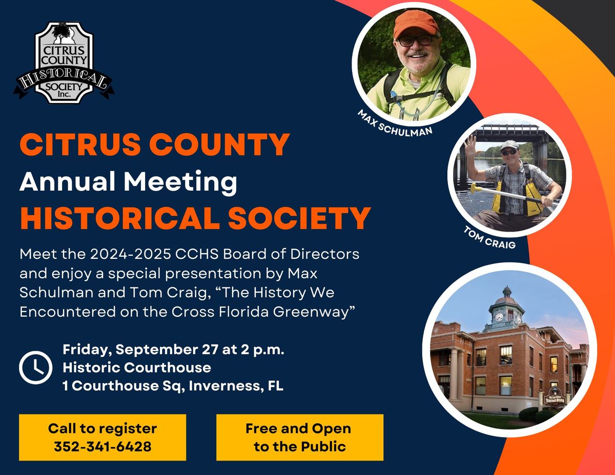 Citrus County Historical Society Annual Meeting