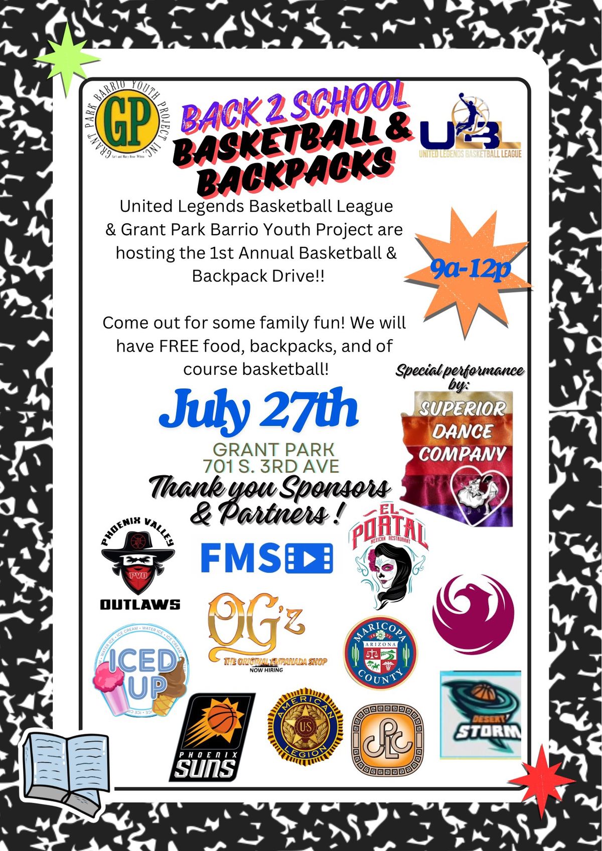 Back to School Basketball & Backpack Event