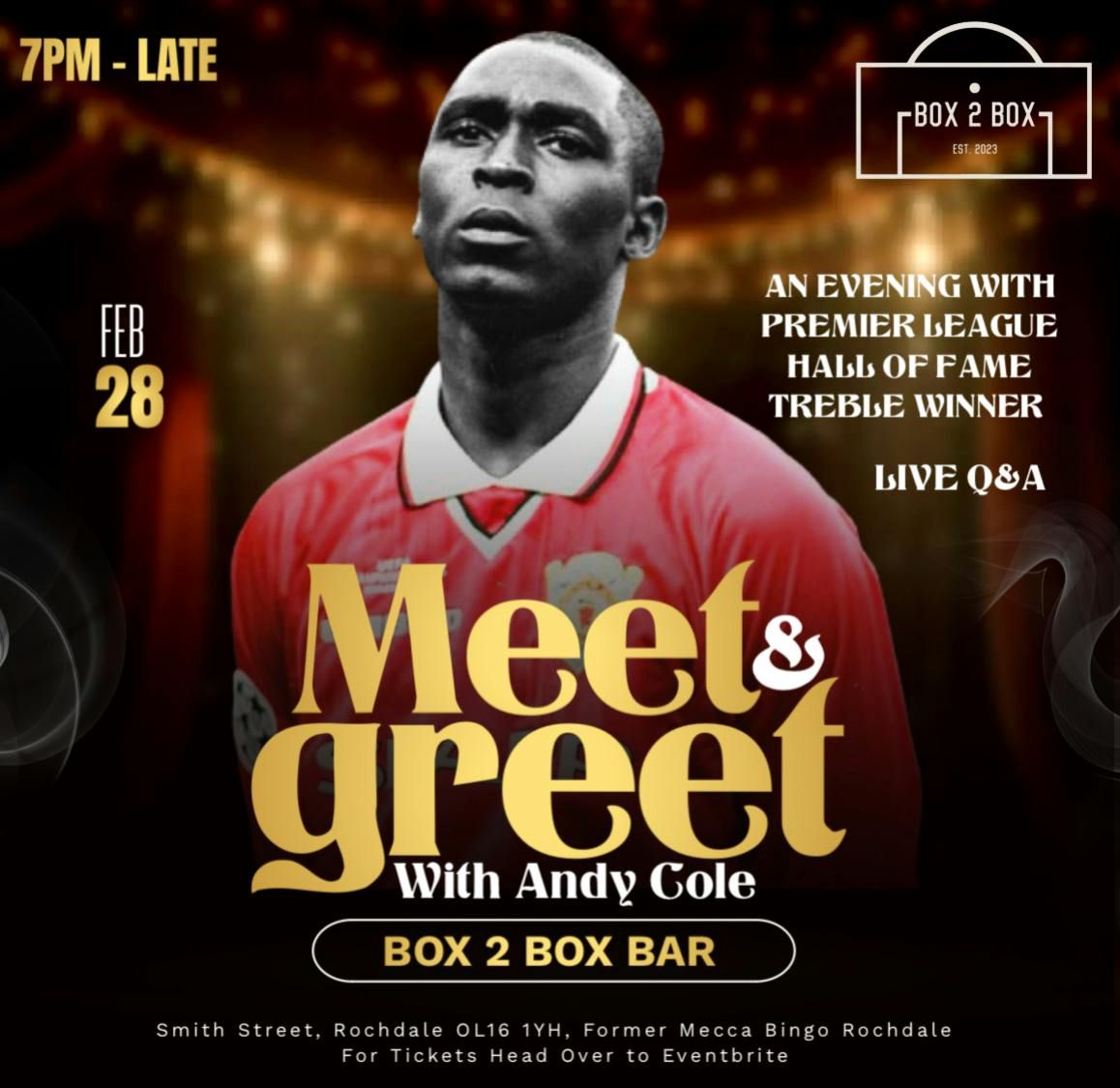 Meet &amp; Greet with Andy Cole