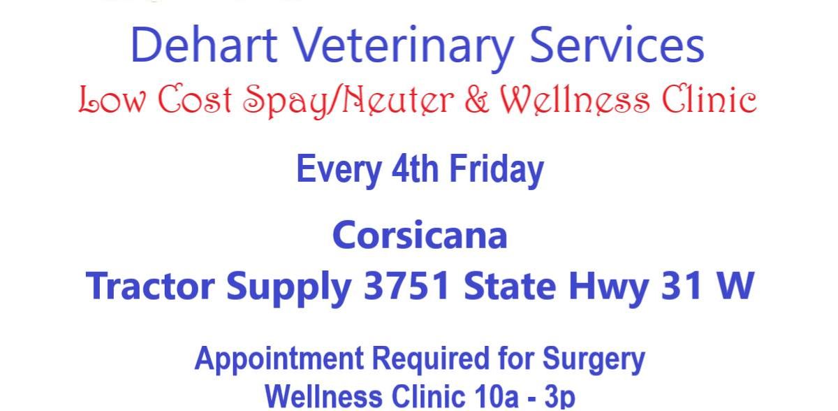 Dehart Vet Services - Corsicana @ Tractor Supply