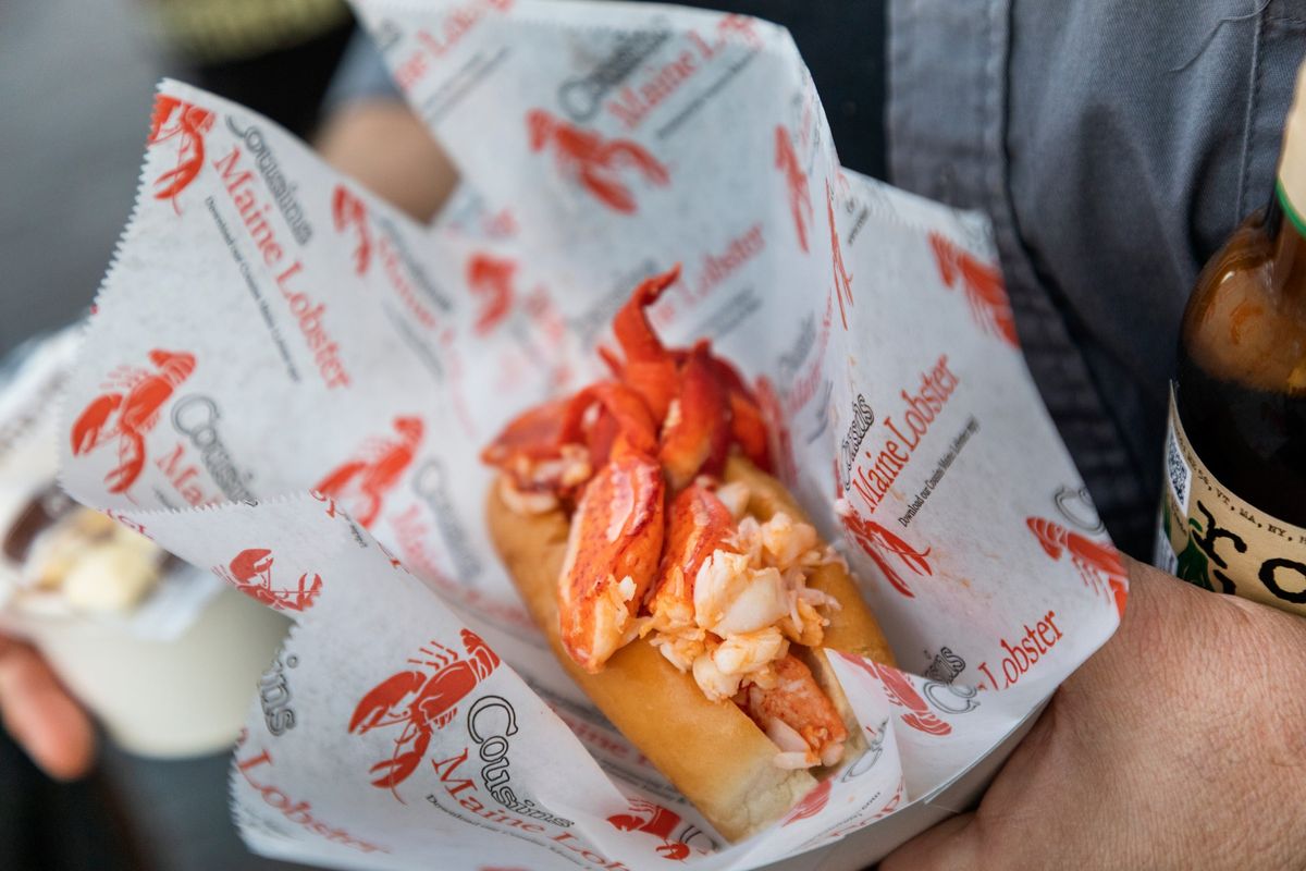 Cousins Maine Lobster at Braeswood Farmers Market at Houston Museum of Natural Science