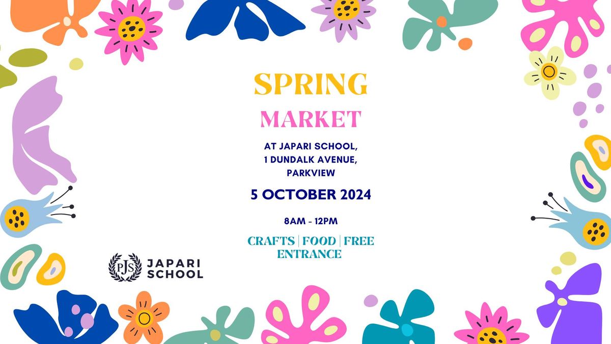 Spring Market at Japari School