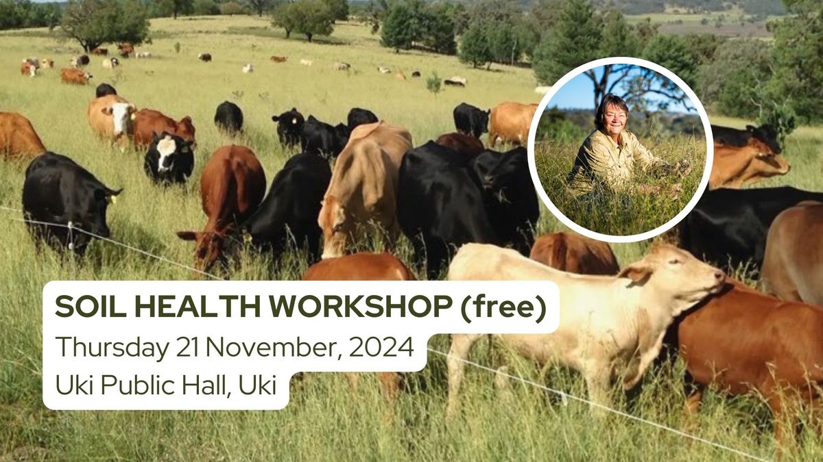 An afternoon with Dr Judi Earl - Manage Grazing to Restore Soil Health, Ecosystem Function & Climate