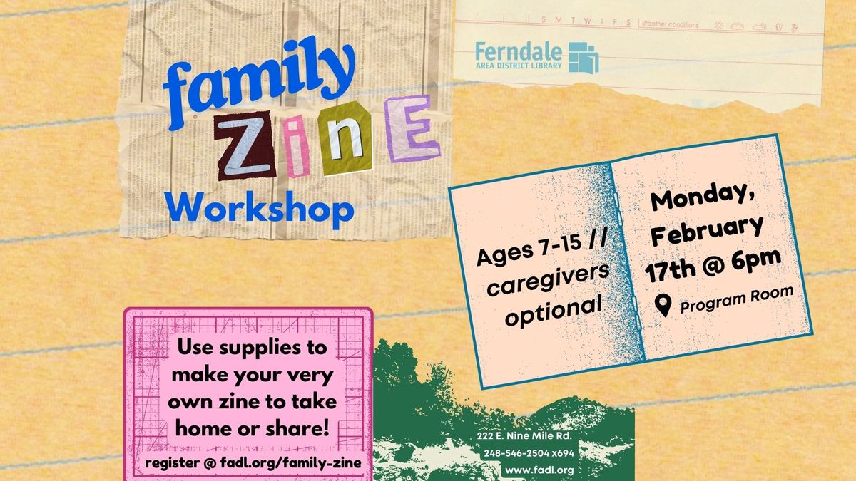 Family Zine Workshop