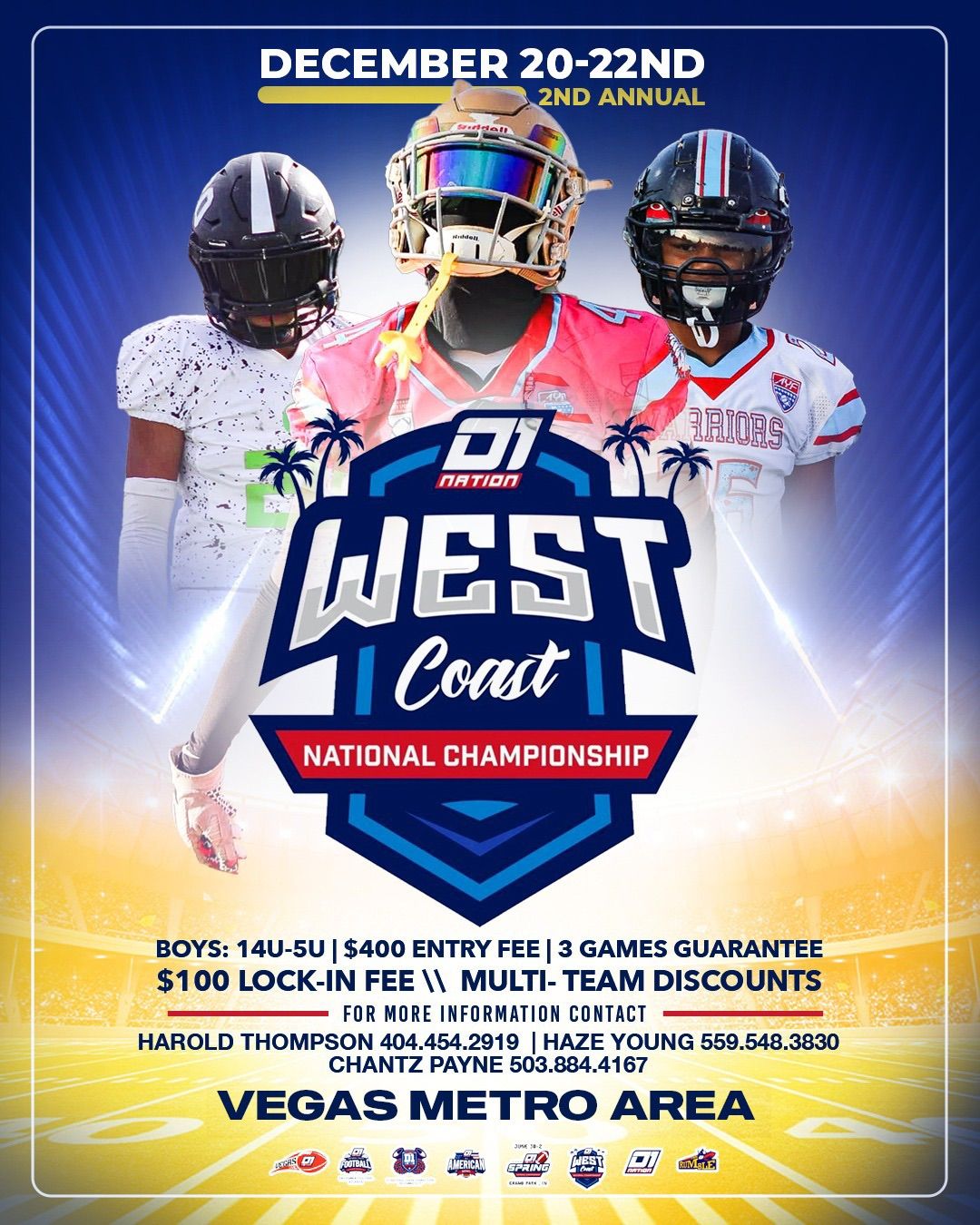 2nd Annual D1 West Coast National Championship 