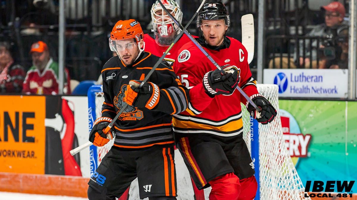 Parking Fort Wayne Komets at Wheeling Nailers
