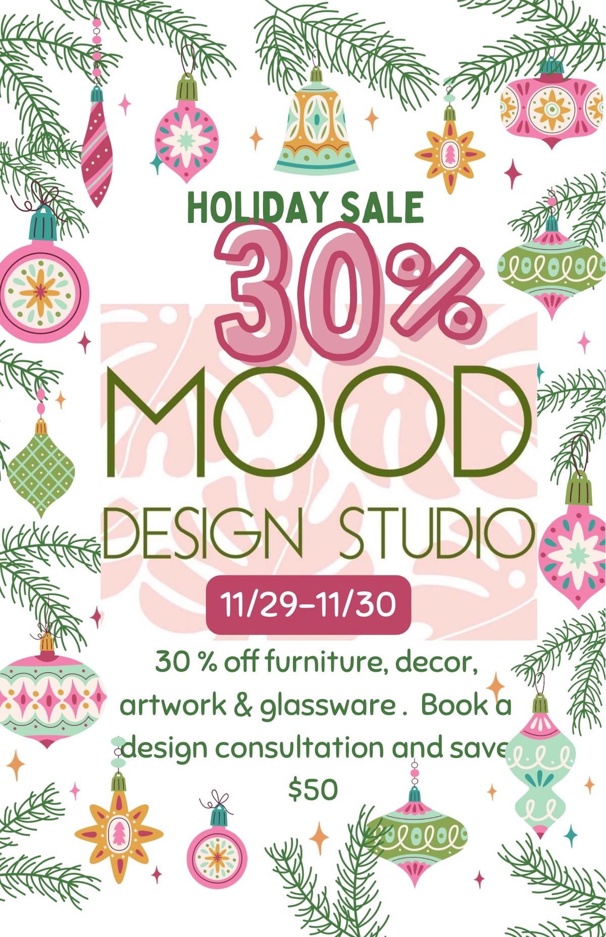 Shop Local, Save Big at Mood Design Studio!