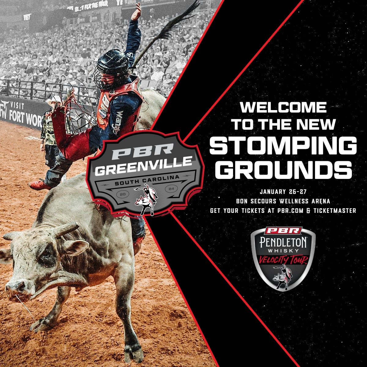 PBR - Pendleton Whiskey Velocity Tour - 2 Day Pass at Santander Arena