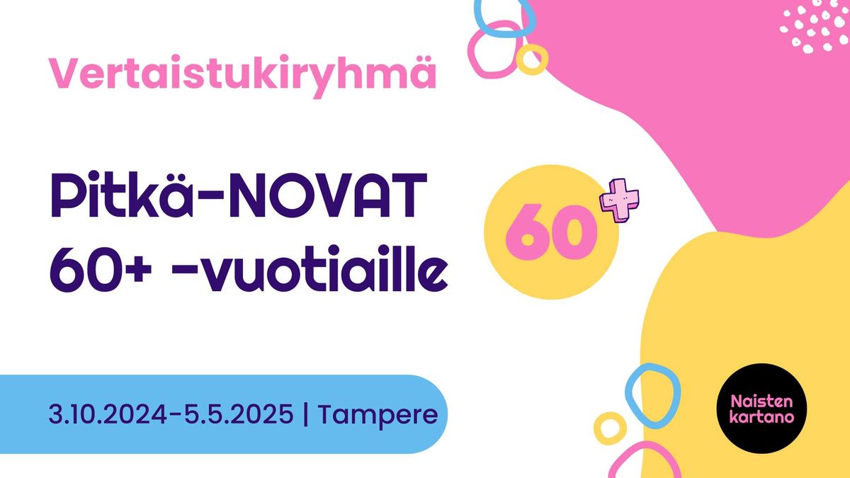 Pitk\u00e4-NOVAT 60+ -vuotiaille | Tampere