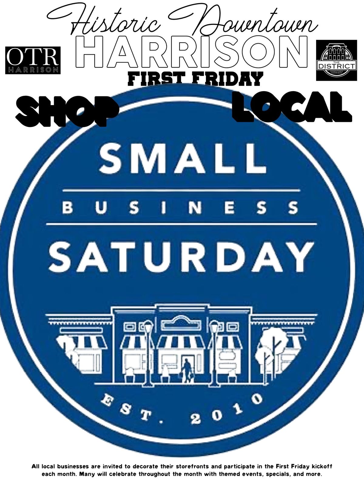 First Friday- SHOP Local