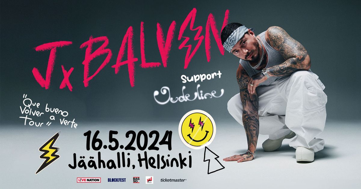 J Balvin (CO): Que Bueno Volver a Verte, Helsingin J\u00e4\u00e4halli 16.5.2024