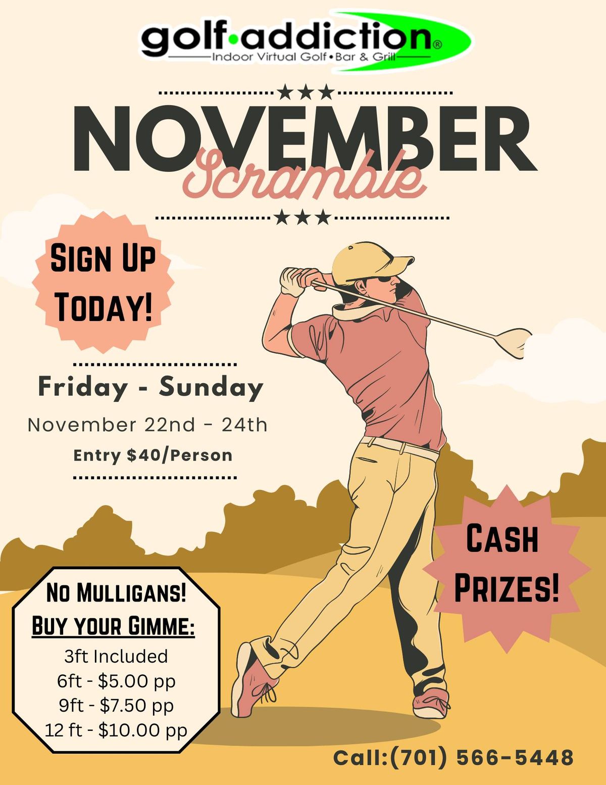 November 4-Person Scramble!