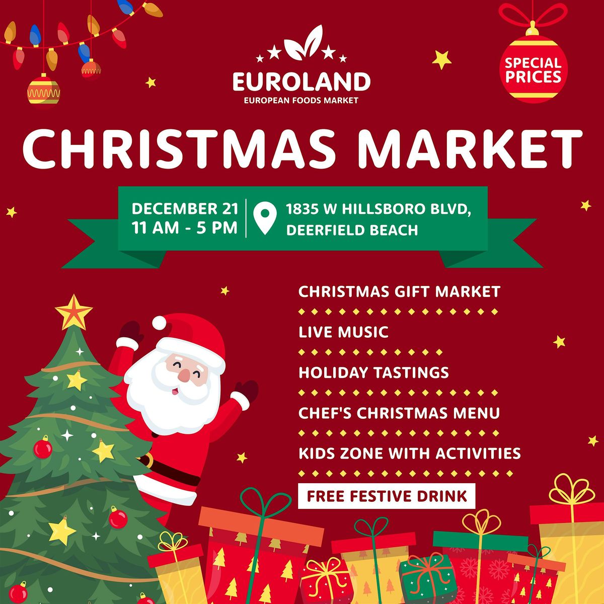 Euroland Christmas YummyFest in DEERFIELD BEACH