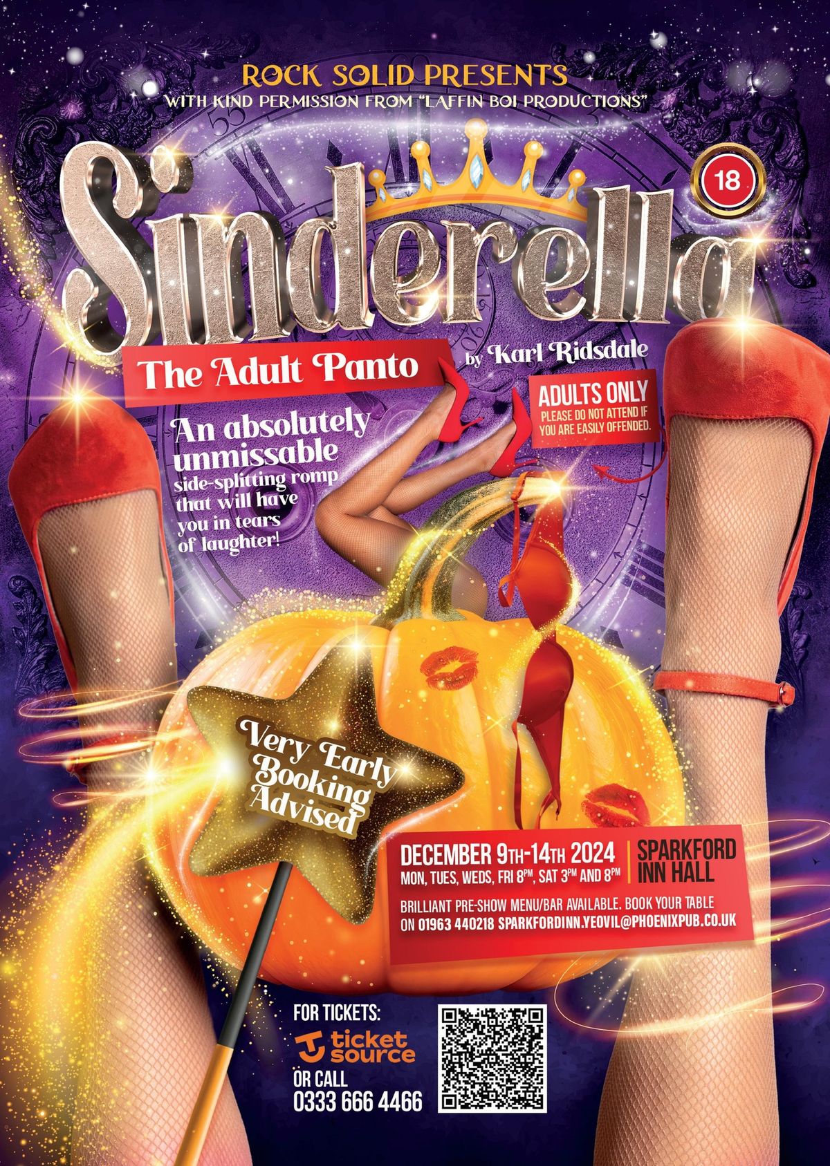 SINDERELLA, The Adult Panto!