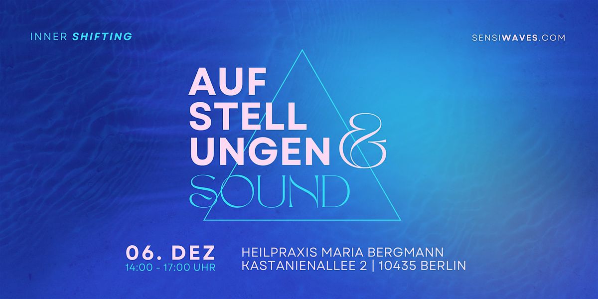 Aufstellungen in der Gruppe & Soundbath (Crystal Bowls)