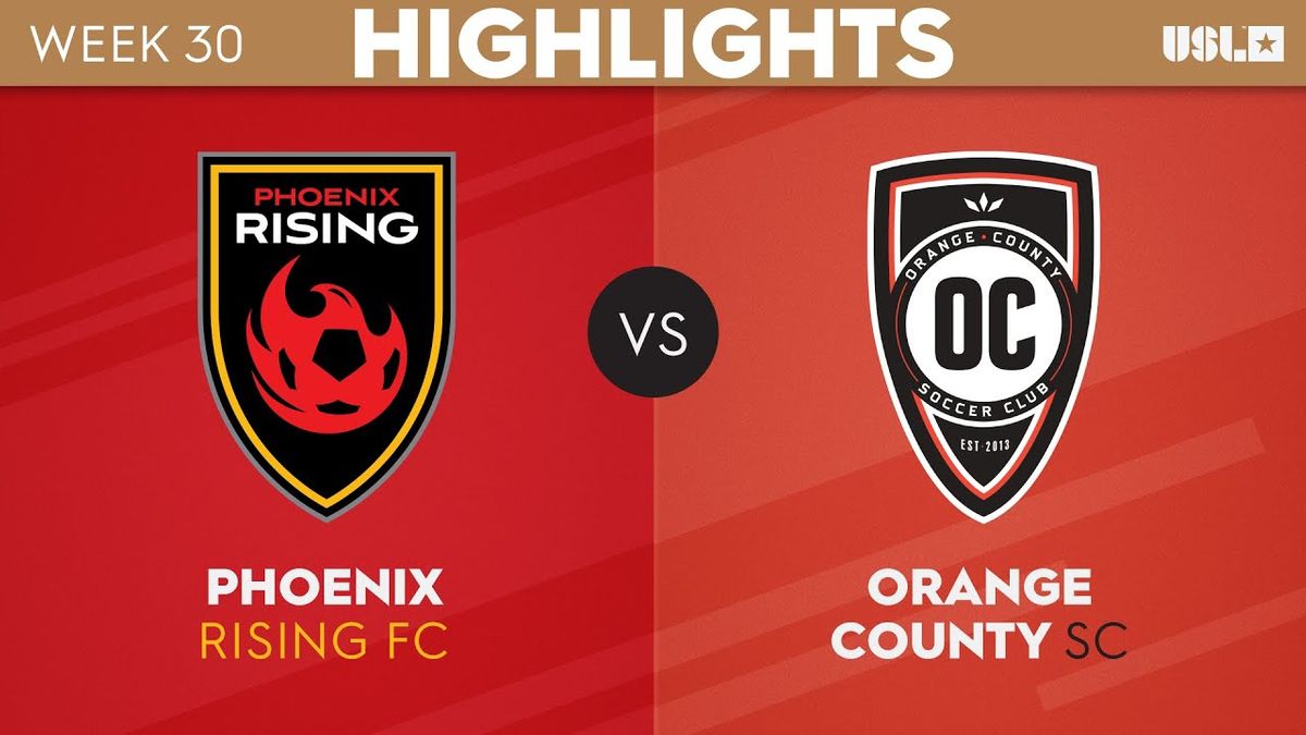 Orange County FC at Phoenix Rising FC