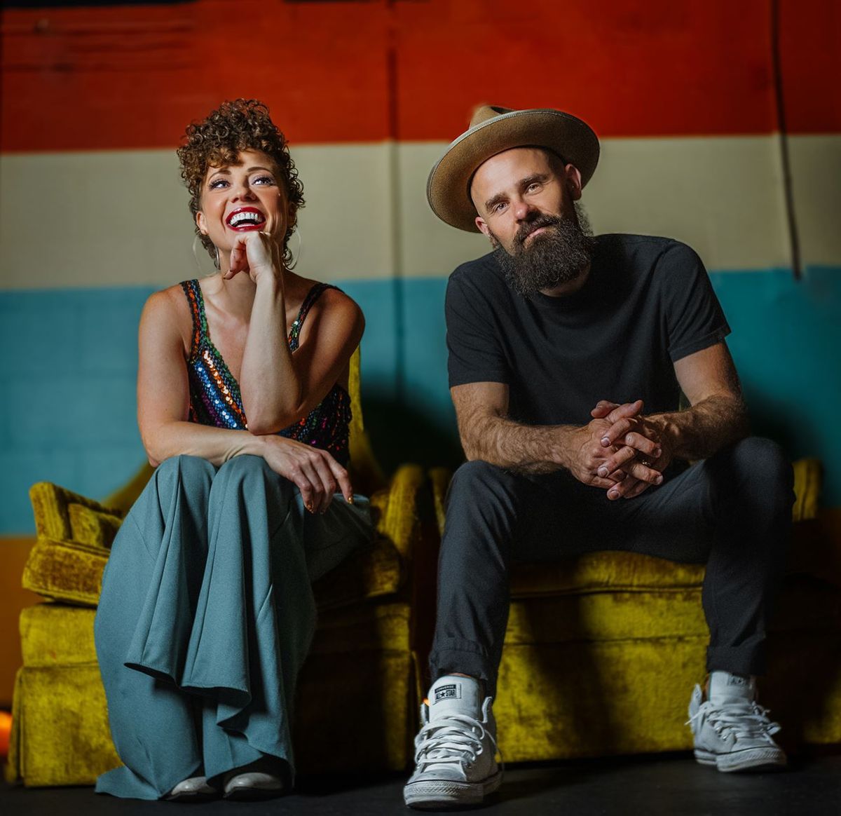 Nashville Americana duo Goldpine at Cruces Creatives in Las Cruces, NM May 19th 