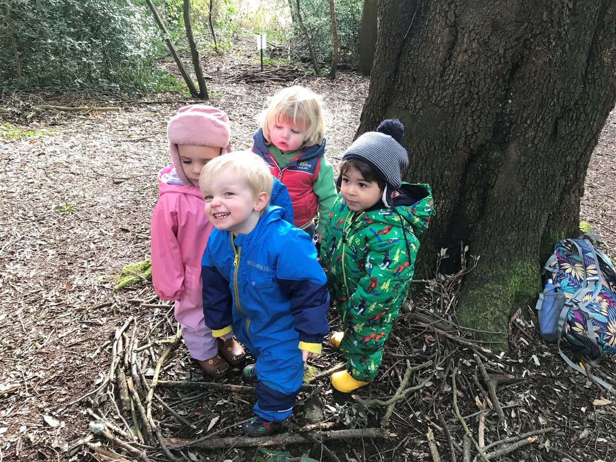 Little kids on the Downs - weekly nature club!