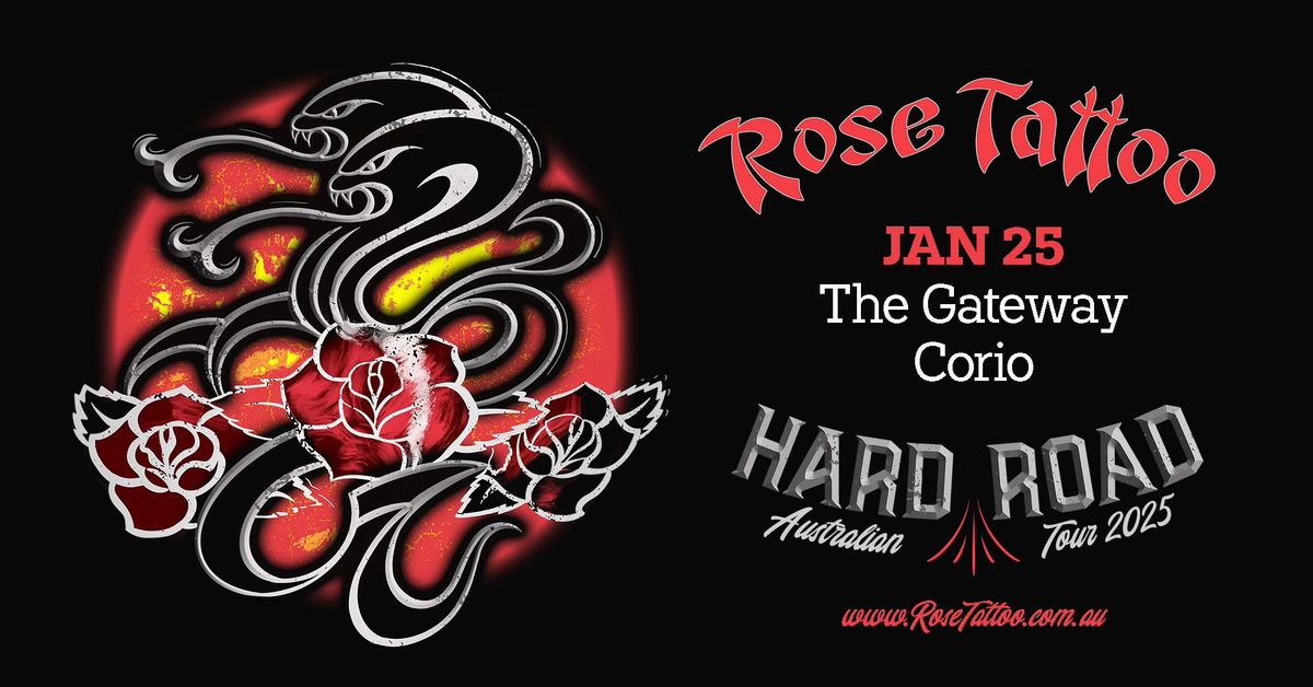 Rose Tattoo - Jan 25 - The Gateway Corio VIC 