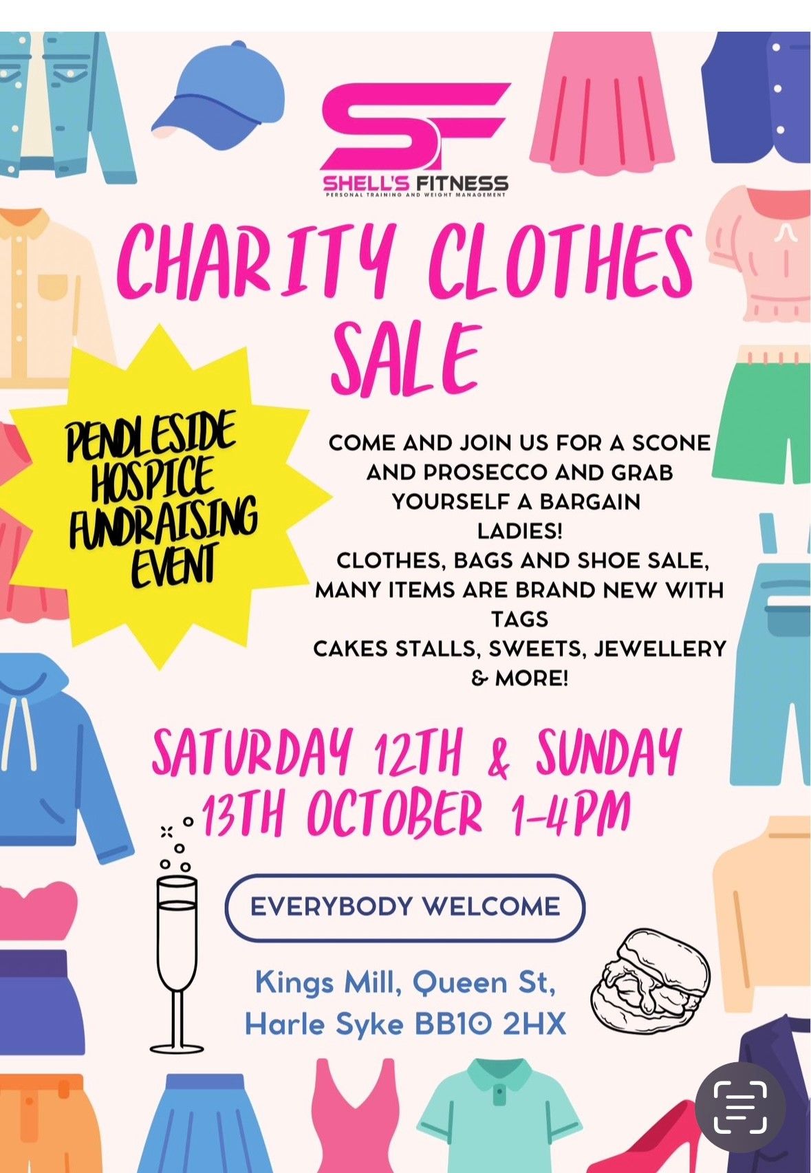 Shell's Fitness Charity Clothes Sale