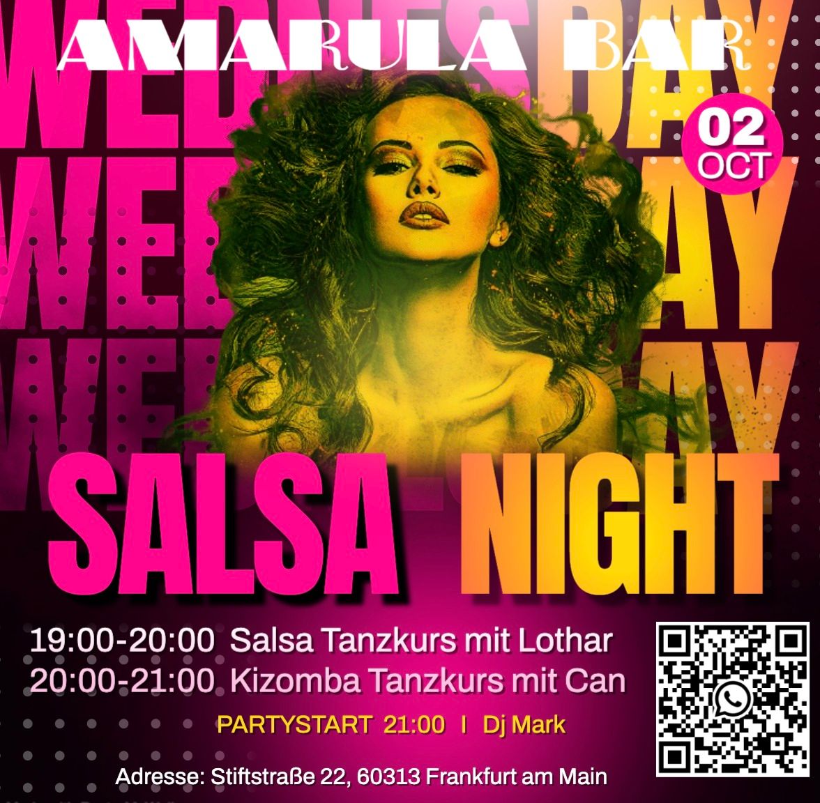 Salsa Night in Amarula Bar Frankfurt am 02. Oktober