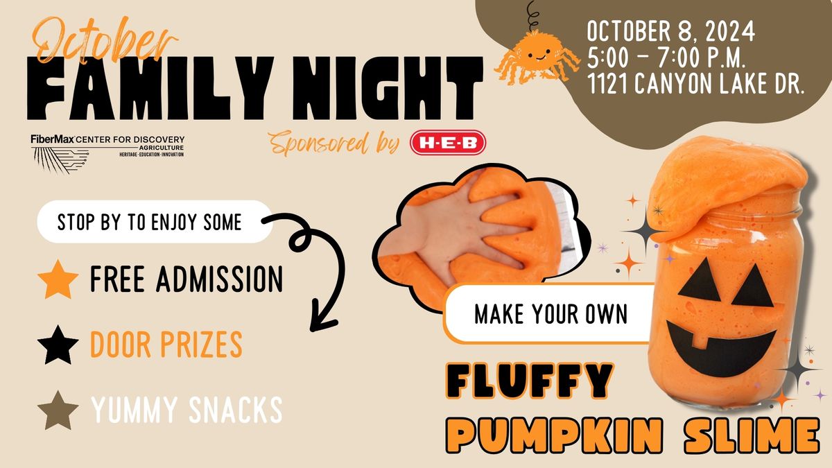 October Family Night Sponsored by H-E-B