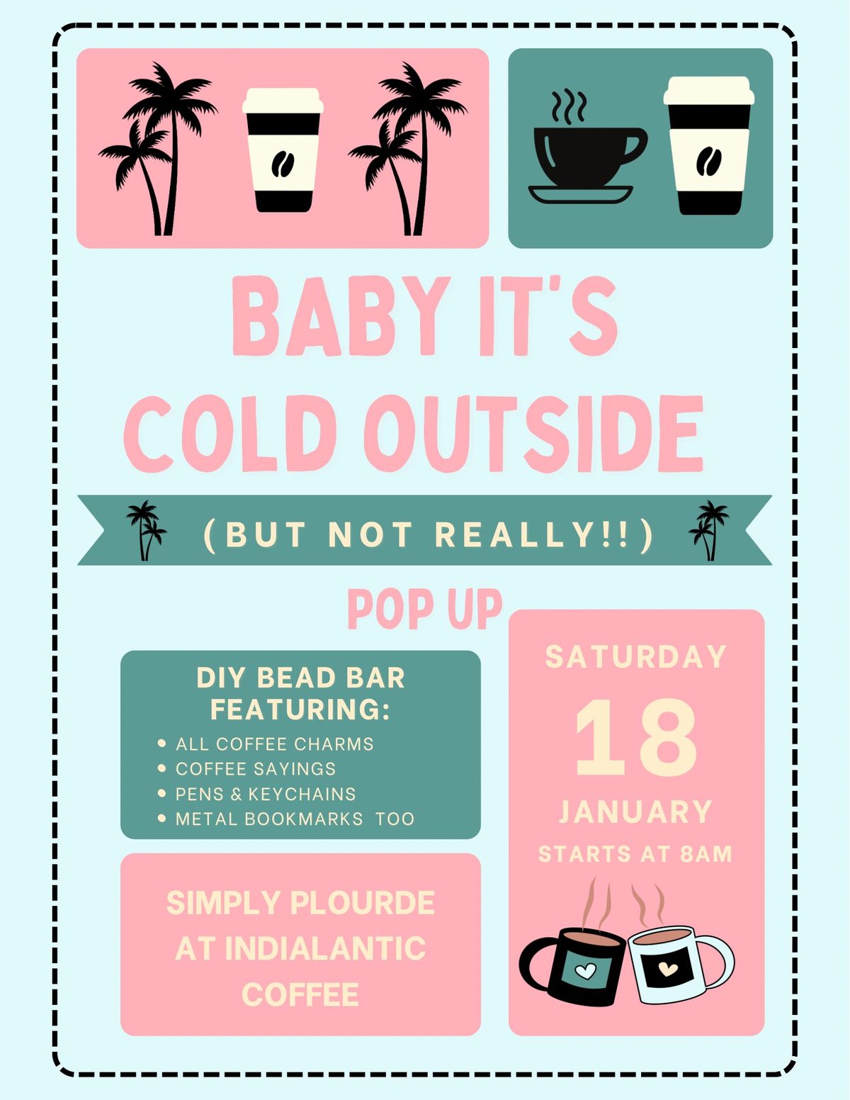 It\u2019s cold outside (but not really) DIY pop up 