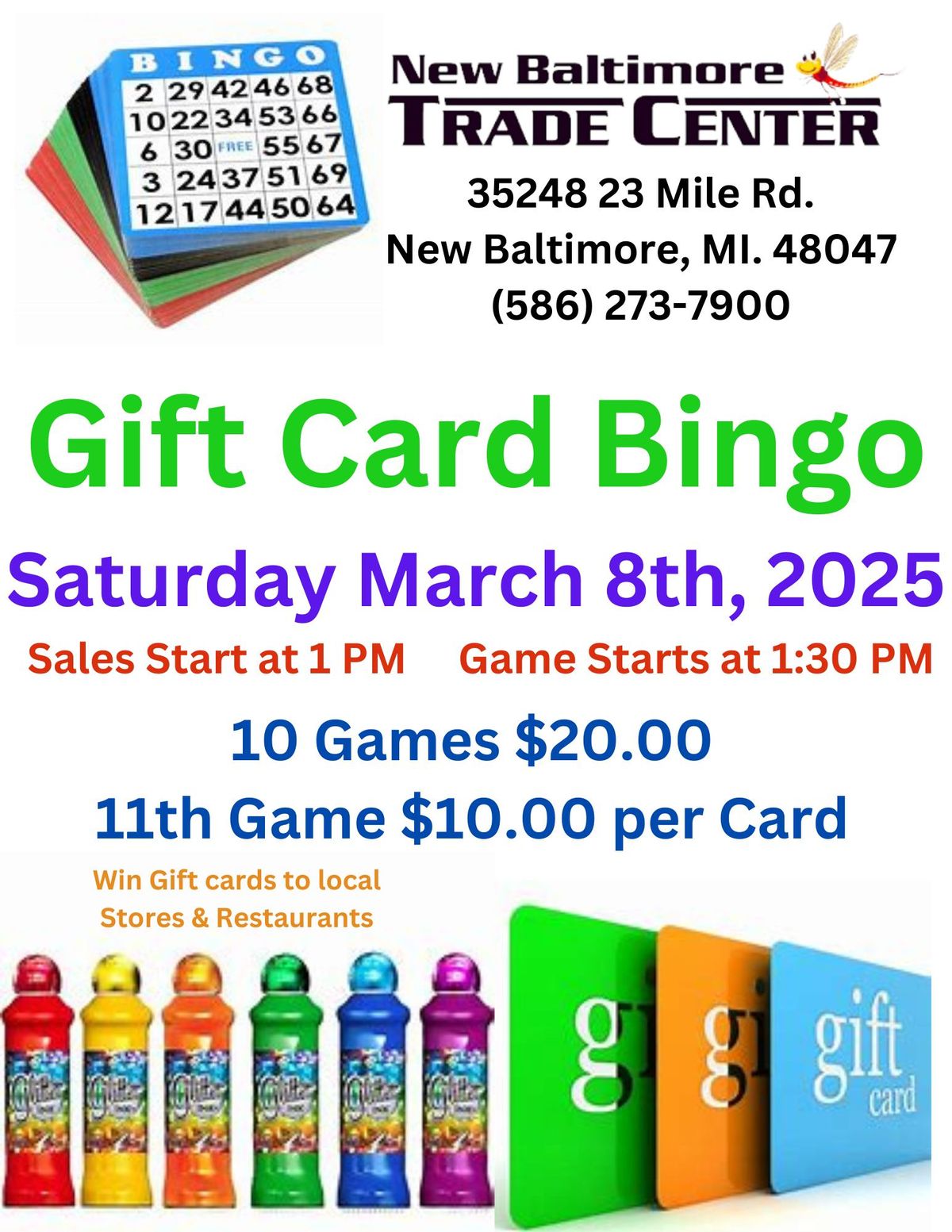 Gift Card Bingo