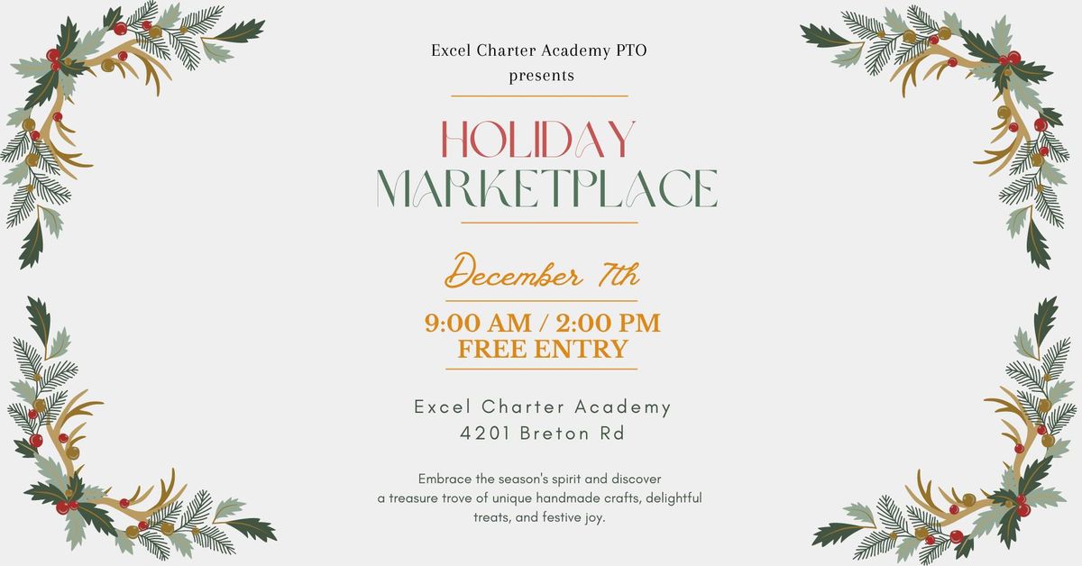 Holiday Marketplace Craft Show - Excel Charter Academy PTO