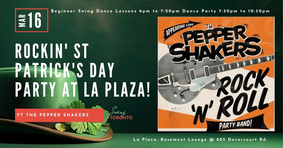 Rockin' St Patrick's Party \u2618\ufe0f ft The Pepper Shakers! Dance Lessons & Party!