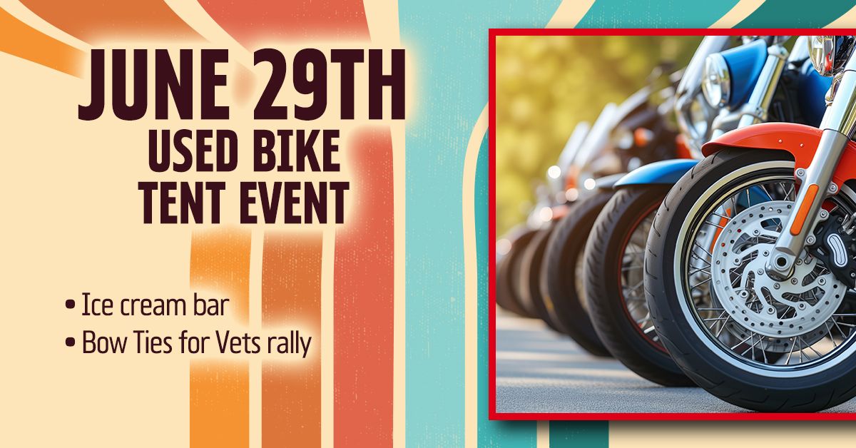 Used Bike Tent Event