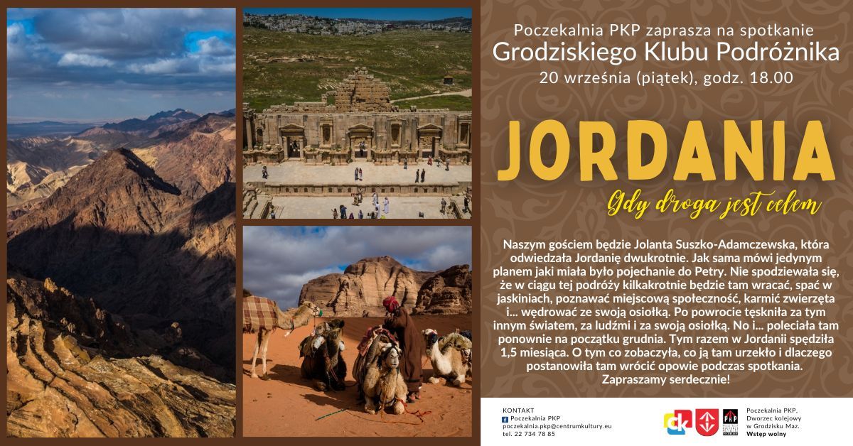 Grodziski Klub Podr\u00f3\u017cnika: Jordania \u2013 gdy droga jest celem