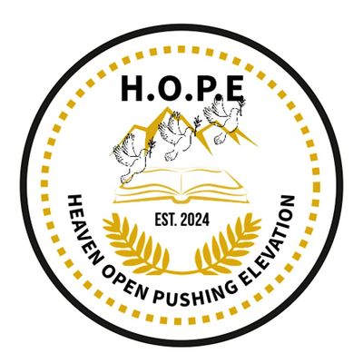 H.O.P.E HEAVEN OPEN PUSHING ELELVATION