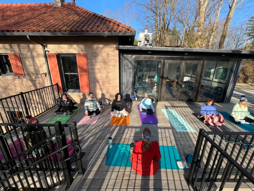 Yoga on the Patio