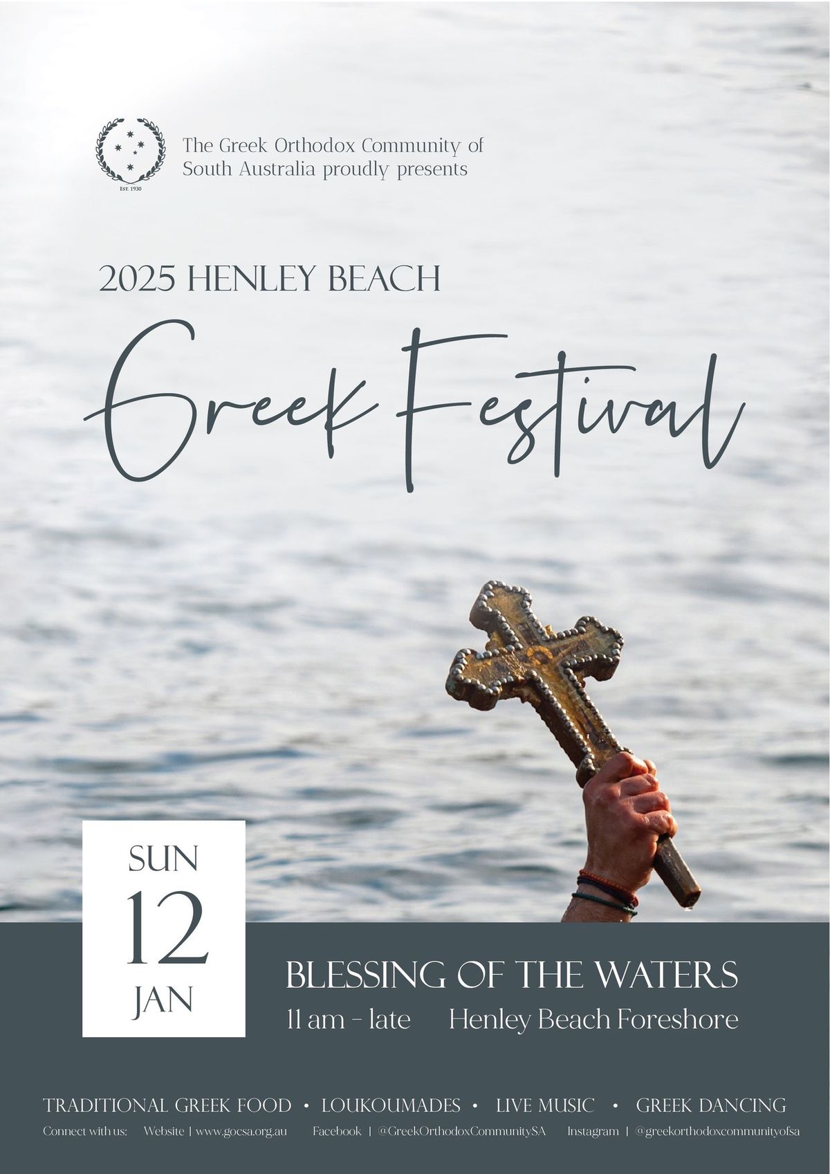 2025 Henley Beach Greek Festival - Blessing of the Waters