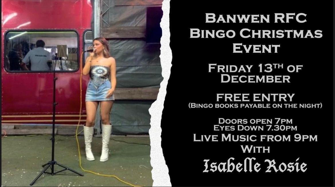 BANWEN RFC BINGO CHRISTMAS EVENT