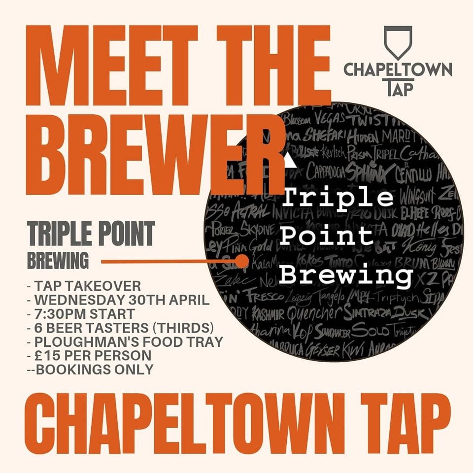 Meet the Brewer & Beer Tasting with Triple Point Brewing