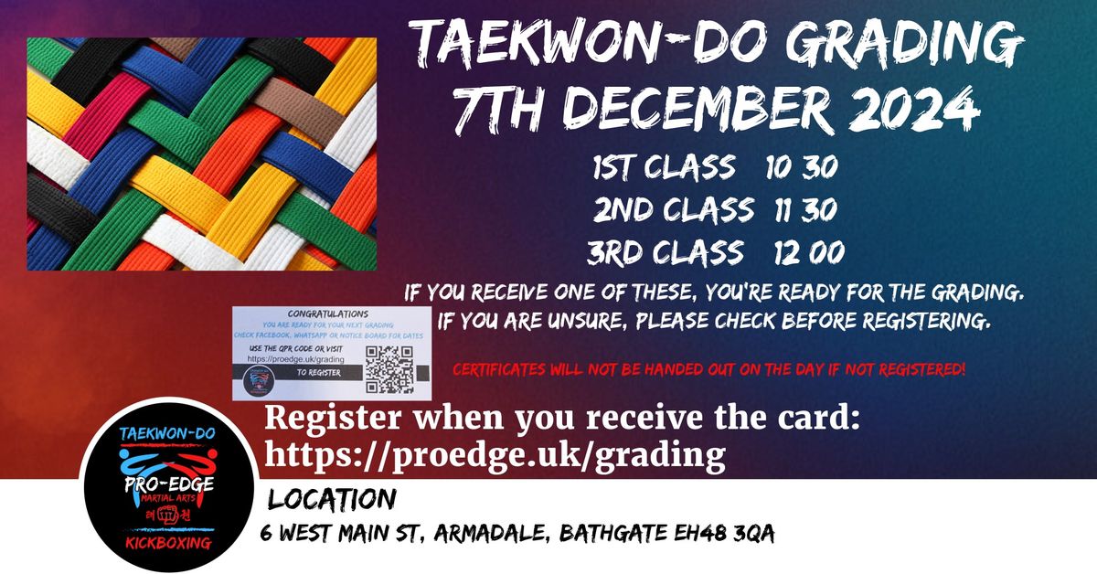 Taekwon-Do Grading