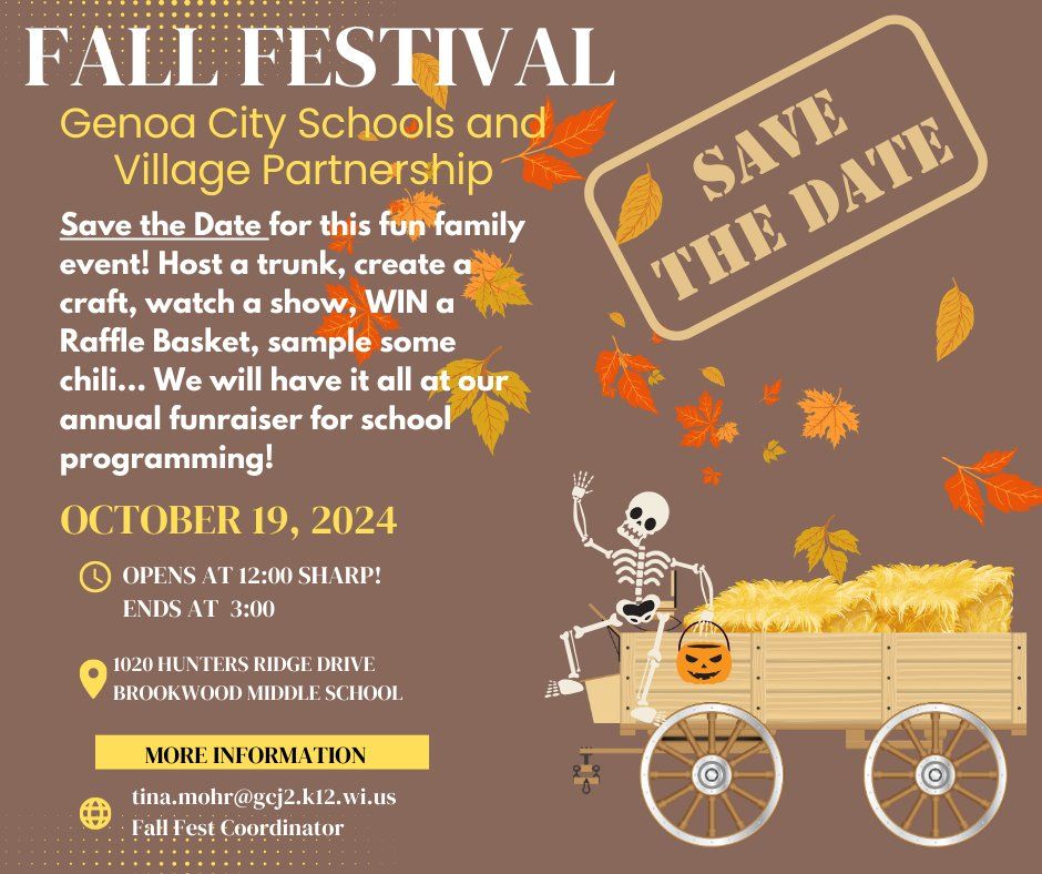 Fall Fest (Genoa City Schools & Village of Genoa City)