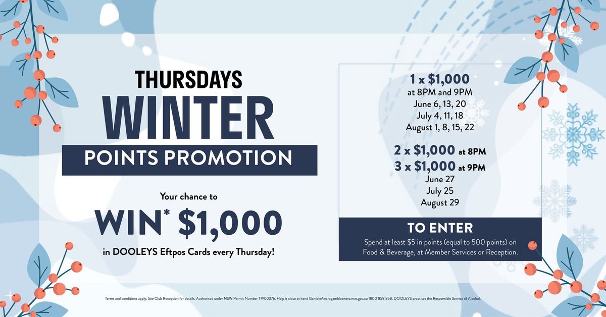 Winter Points Promotion